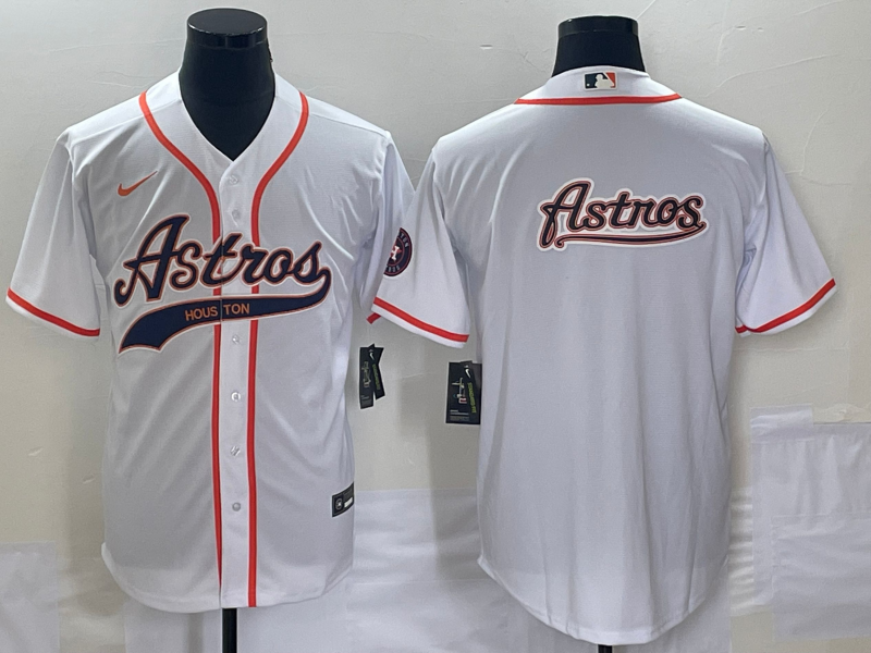 Men's Houston Astros White Team Jersey Joint Edition